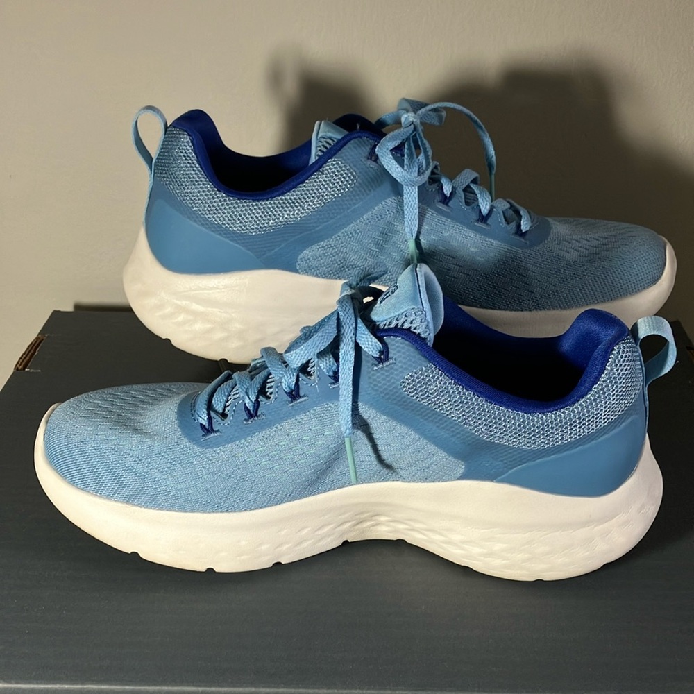 Skechers Go Run Blue Athletic Shoes Size 8M - Picture 3 of 8